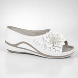 Nerina-Floral Wedge Sandals