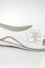 Nerina-Floral Wedge Sandals