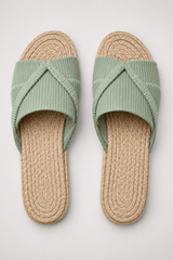 Livia-Cross Strap Espadrille Sandals