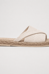 Livia-Cross Strap Espadrille Sandals