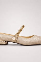 Marcella-Embellished Mary Jane Heels