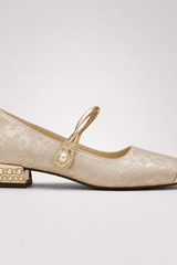 Marcella-Embellished Mary Jane Heels