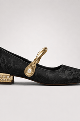 Marcella-Embellished Mary Jane Heels