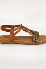 Amara-Beaded Boho Sandals