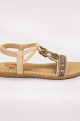 Amara-Beaded Boho Sandals