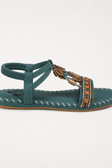 Amara-Beaded Boho Sandals