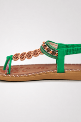 Talia-Embellished Boho Sandals