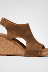 Serena-Peep Toe Wedge Sandals