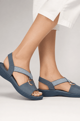 Orlena-Ring Detail Comfort Sandals