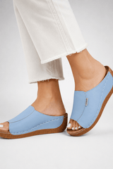 Azura-Open Toe Wedge Sandals