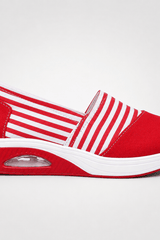 Sabine-Striped Platform Sneakers
