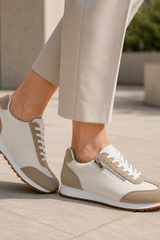 Camille-Zip Detail Sneakers