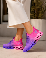 Lyra-Gradient Mesh Sneakers
