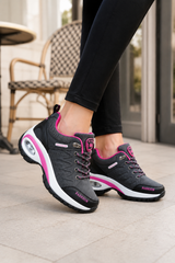 Roxelle-Pink Accent Comfort Sneakers
