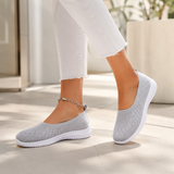 Mireya-Knit Slip-On Flats