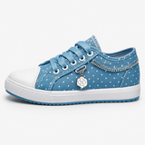 Elaria-Floral Mesh Sneakers