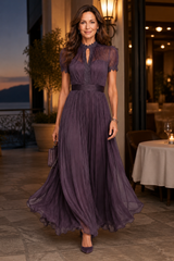 Velmira – Graceful Chiffon Maxi Dress