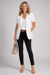 Seraphina - Short-Sleeve Blazer