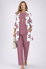 Dahlia - Floral Grace Three-Piece Set