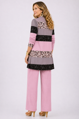 Sienna - Sequin Stripe Three-Piece Set