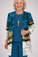 Azure - Marble Luxe Three-Piece Set