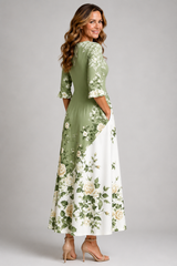 Vivienne-Botanical Maxi Dress