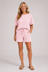 Marina - Striped Short Set