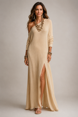 Solene-One Shoulder Maxi Dress