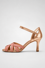 Rosalia-Metallic Slingback Heels