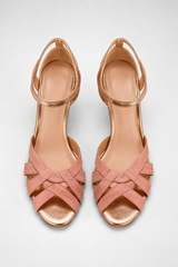 Rosalia-Metallic Slingback Heels