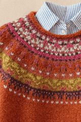 Simona - Chic Vintage Knit Sweater