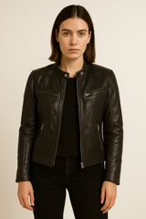 The Sleek Leather Jacket