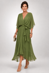 Seraphina – Flowing Tie-Waist Midi Dress