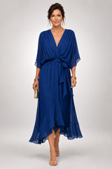 Seraphina – Flowing Tie-Waist Midi Dress