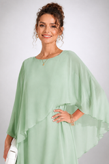 Elowira – Graceful Chiffon Layered Dress