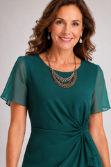 Seraphelle – Elegant Chiffon Layered Dress