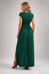 Veralisse – Elegant Side-Slit Maxi Dress