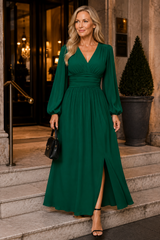 Emerielle – Elegant Long Sleeve Maxi Dress