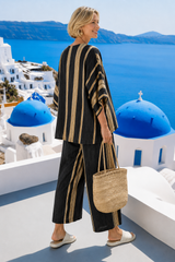 Calyra – Relaxed Stripe Two-Piece Set