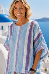 Santorini – Breeze Stripe Two-Piece Set