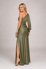 Selvara – One-Shoulder Luxe Evening Dress