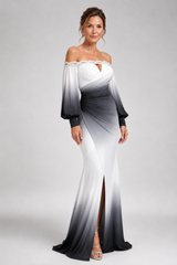 Elysia – Ombre Elegance Maxi Dress