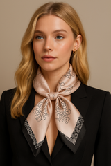 Venice Foulard (100% Silk- 68cm)