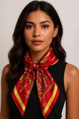 Rossana Scarf (100% Silk - 68 cm)