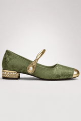 Marcella-Embellished Mary Jane Heels