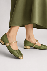Marcella-Embellished Mary Jane Heels