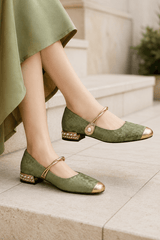 Marcella-Embellished Mary Jane Heels
