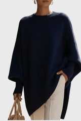 Celestia – Luxe Cashmere Poncho Sweater