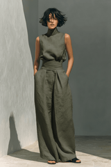 Aria - High-Neck Wide-Leg Set