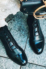 Signature Lace Up – Leather Boots